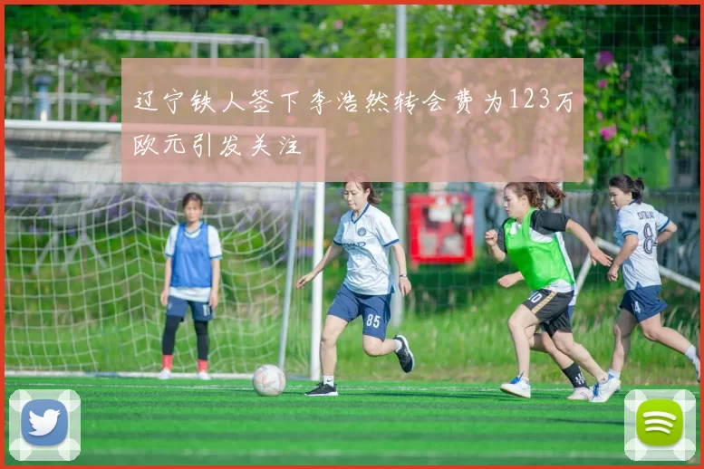 辽宁铁人签下李浩然转会费为123万欧元引发关注