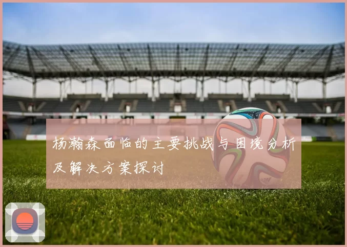 杨瀚森面临的主要挑战与困境分析及解决方案探讨